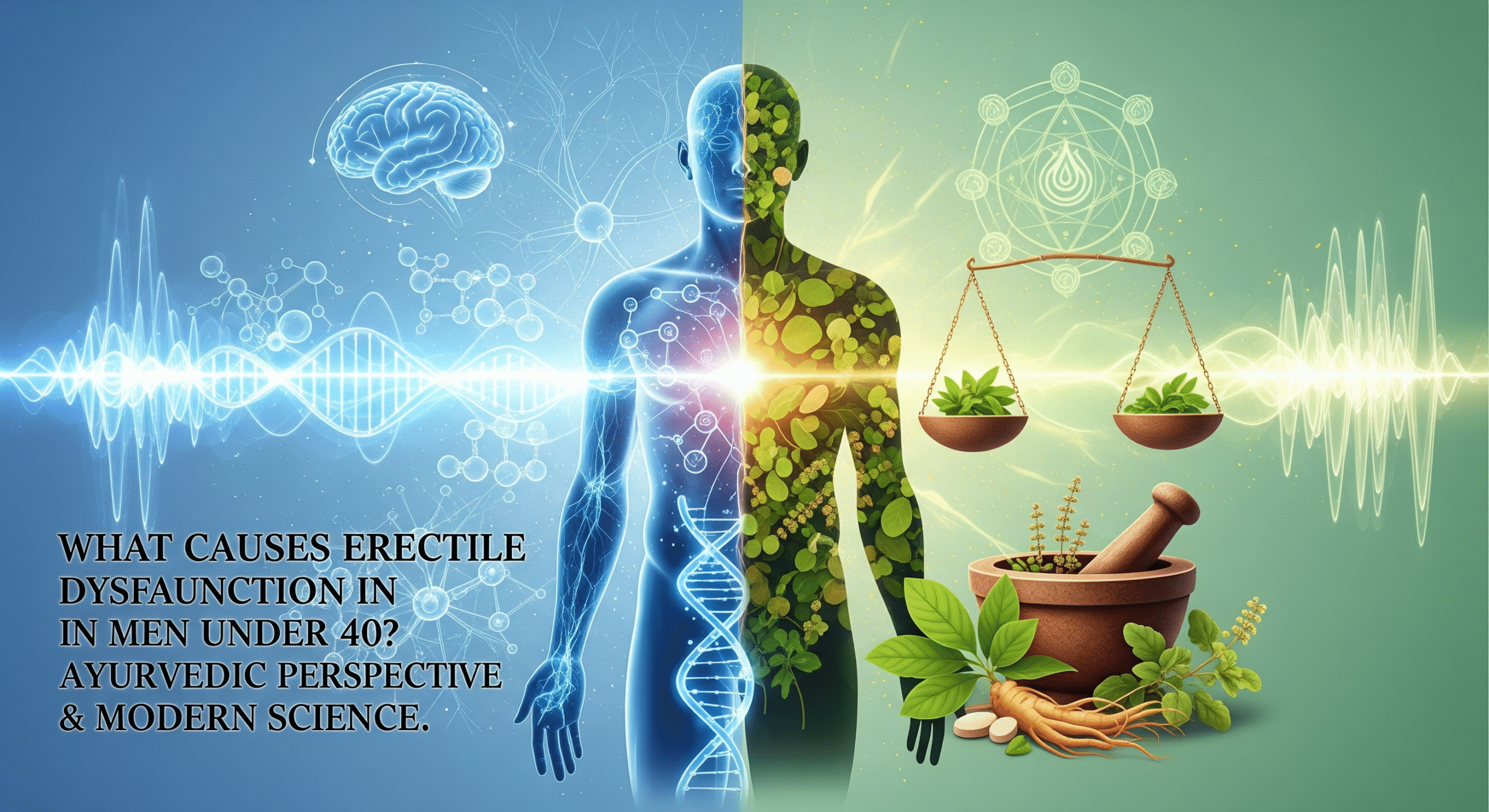 What Causes Erectile Dysfunction in Men Under 40 Ayurvedic Perspective & Modern Science